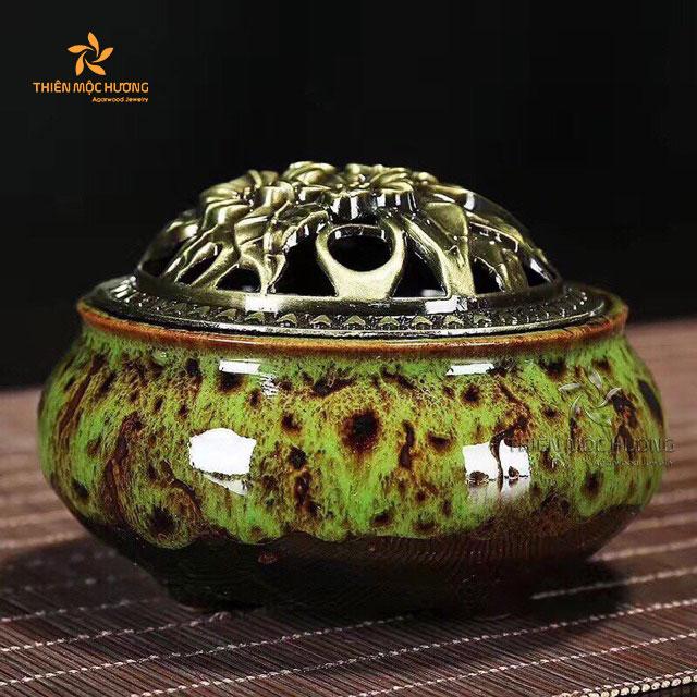 Lư Sứ Xông Trầm Hương Cao Cấp
