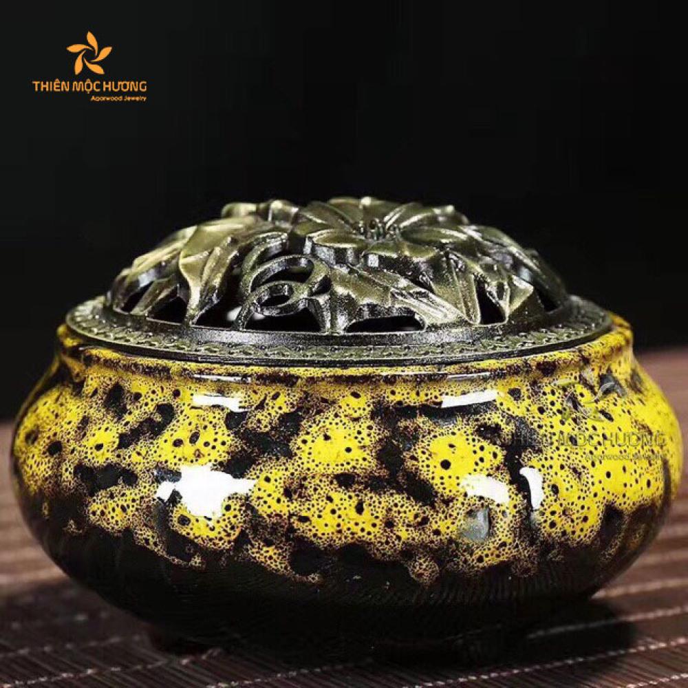 Lư Sứ Xông Trầm Hương Cao Cấp